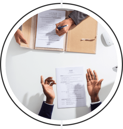 Interim executive leading a business transformation