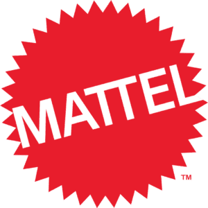 Mattel Logo white 1 for Build Your Best Team Yet.