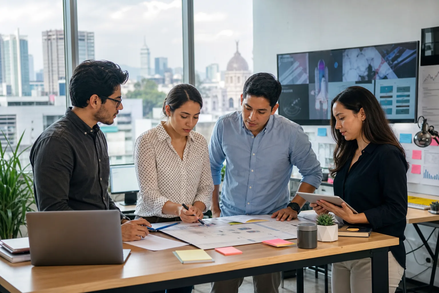 Mexico City contract staffing project team