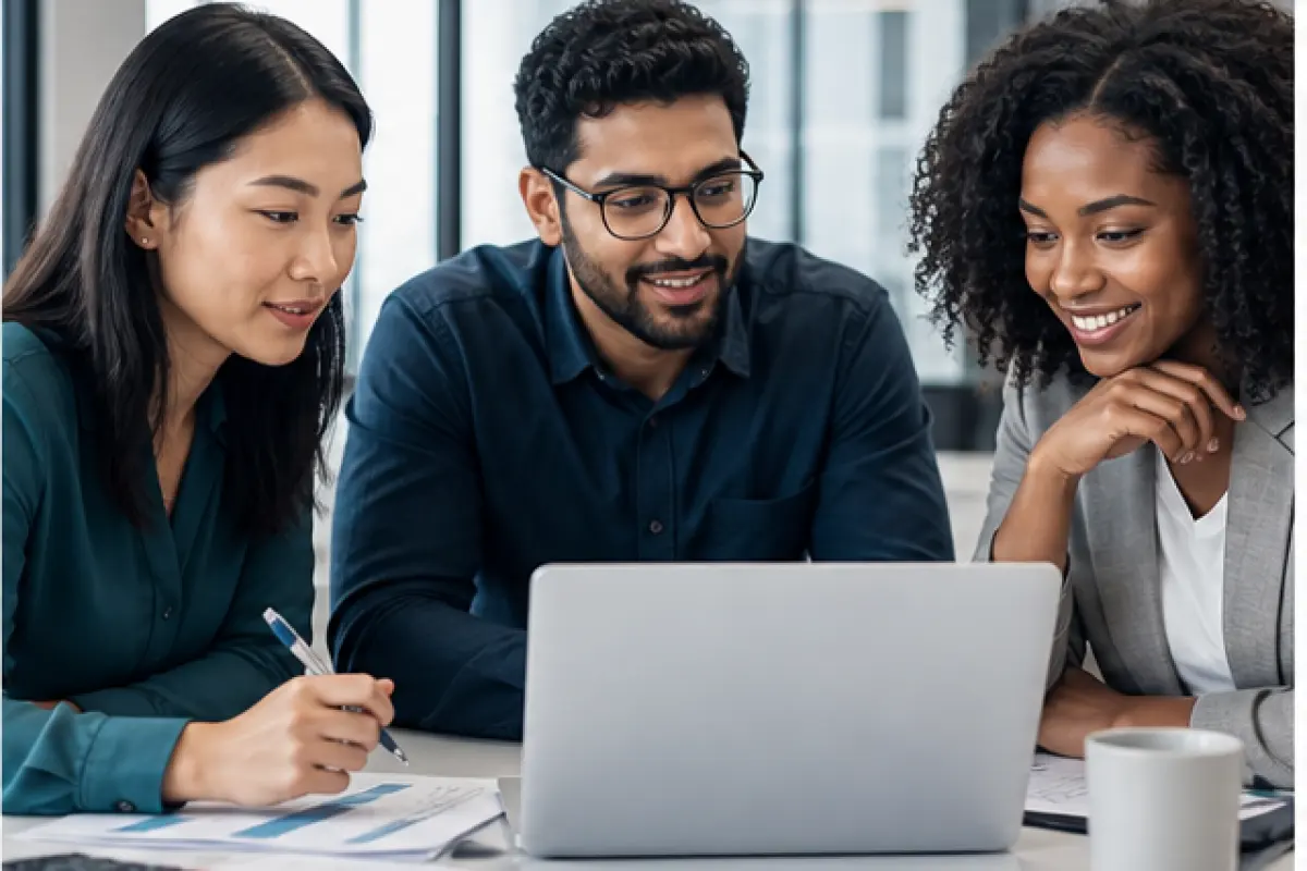Temporary finance and accounting staffing agency specialized talent team
